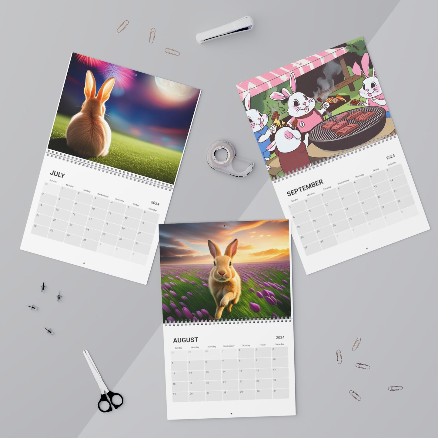 Bunny Calendar (2024)